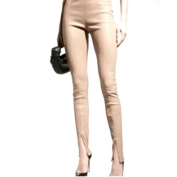 NWT Jason Wu Beige Skinny Pants sz L - Picture 1 of 5